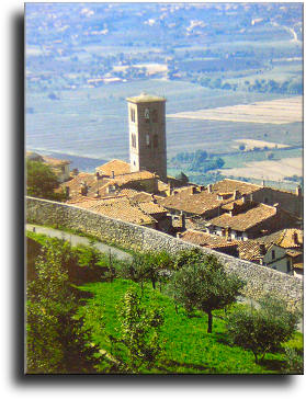 Veduta di Cortona