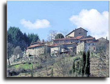 The Medieval village of Ortignano Raggiolo