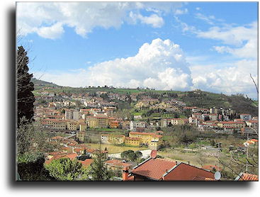 A view of Rignano sull'Arno