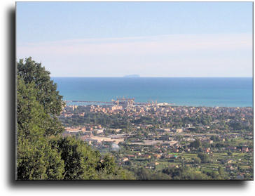 The town of Carrara