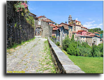 The Medieval village of Mulazzo