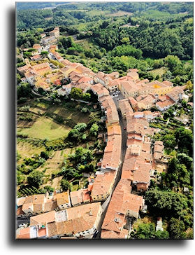The Medieval village of Fauglia