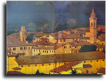 Veduta di Buonconvento