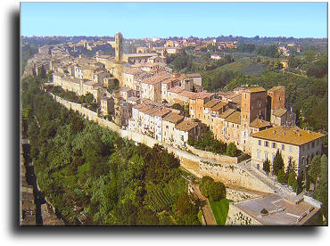 a view of Colle di Val d'Elsa
