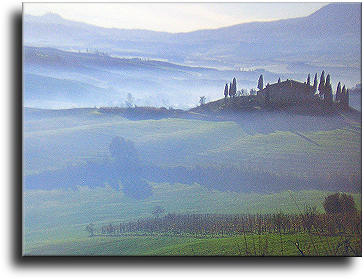 Un paesaggio di Siena