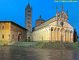 A view of the Mather Church of Massa Marittima.