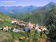 A beautiful view of the village of San Godenzo, in the province of Florence.
