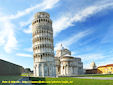 A wonderful view of the famous Leaning Tower of Pisa
