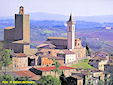 A beautiful view of the town of Vinci, in the province of Florence