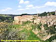 A view of the Sorano in province of Grosseto