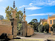 A view of the Botanic Garden in the town of Padova