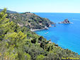 A view of the Argentario Montain with Red Isla