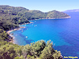 A nice view of the Cala Grande in Monte Argentario