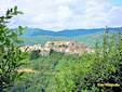 A panoramic view of Serra Pistoiese, a village of the town Marliana in the province of Pistoia