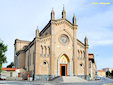 A view of the Sacro Cuore church in Livorno