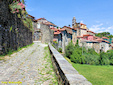 A wondeful view of the town of Mulazzo in the province of Massa-Carrara