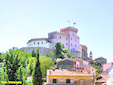 The beautiful view of the Castle of Rosignano Marittino in the province of Livorno