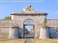 A view of Porta San Marco in the town of Livorno