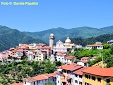 A panoramic view of the town of Ortonovo in the province of La Spezia