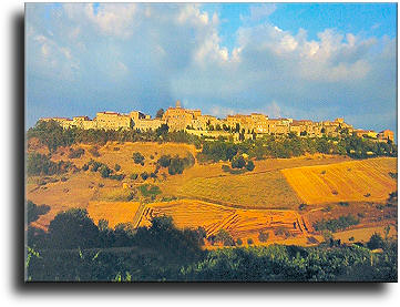 Veduta di Casole d`Elsa